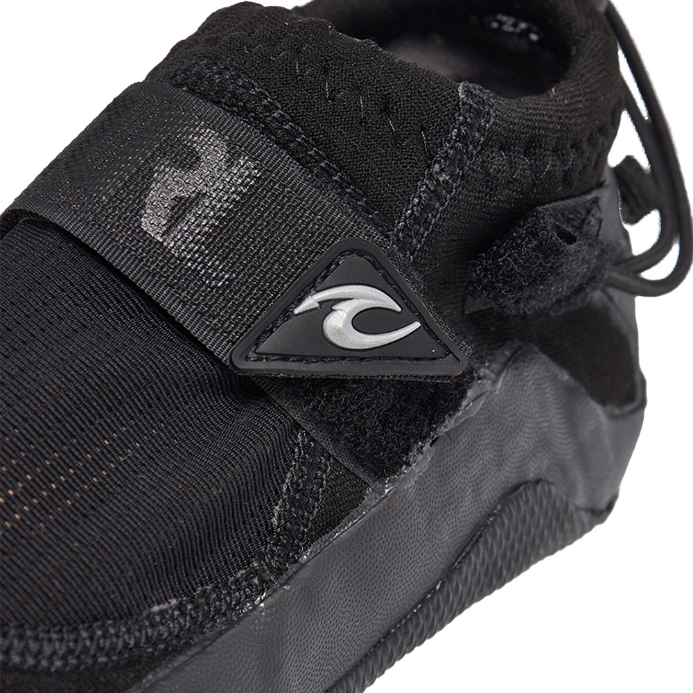 2026 Rip Curl Reefer 1.5mm Split Toe Wetsuit Schuhe Wbo1at - Schwarz / Charcoal